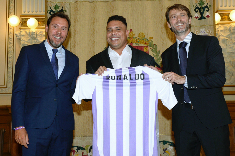 Ronaldo, presentado como máximo accionista del Valladolid