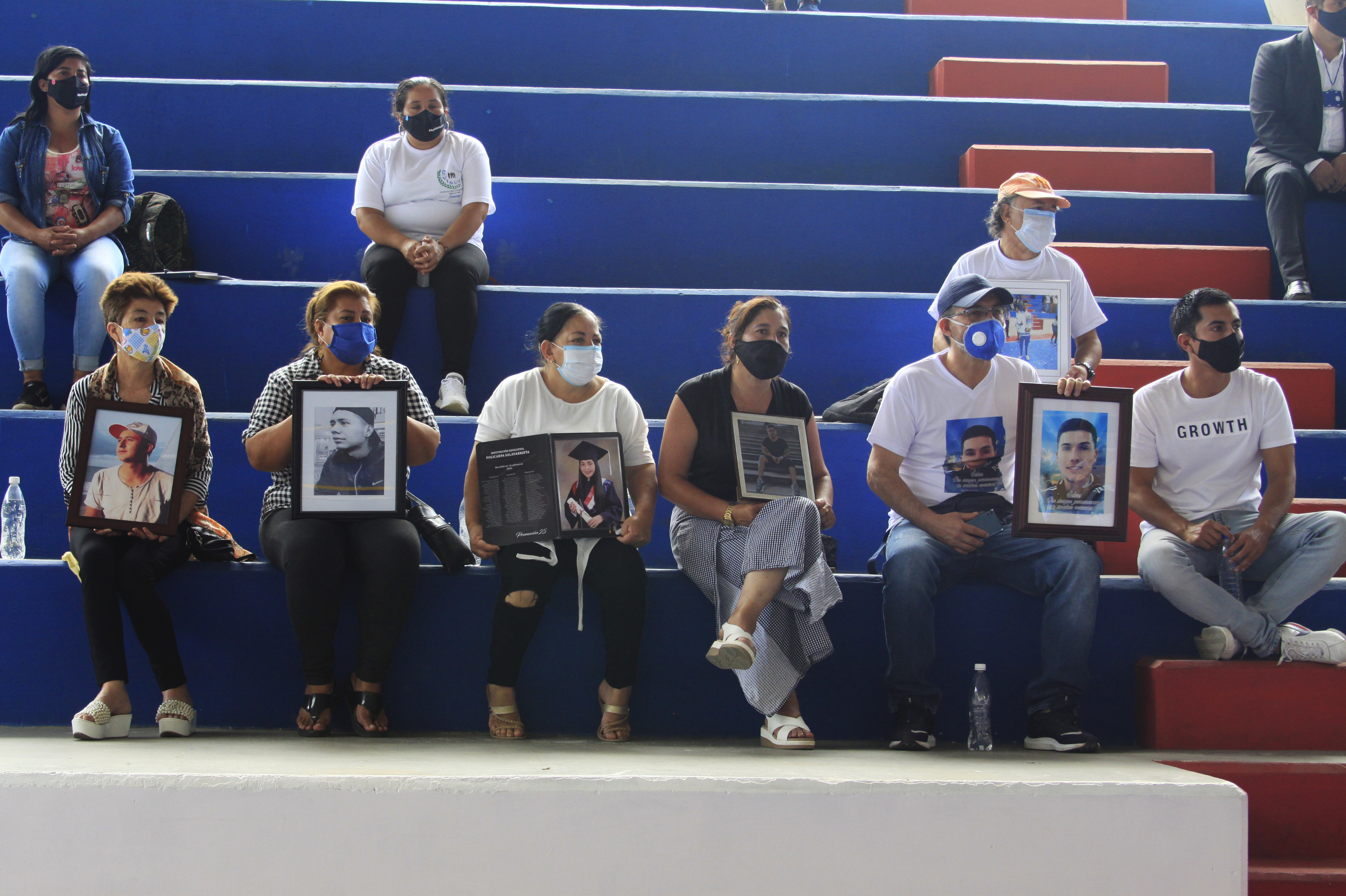 Las víctimas de la masacre de Samaniego.