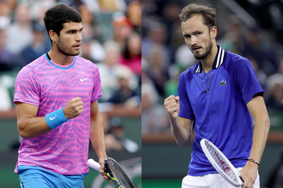 Alcaraz vs. Medvédev: hora y cómo ver en vivo la final de Indian Wells