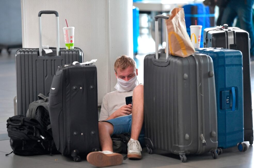 Turistas varados, sin salida y sin culpa
