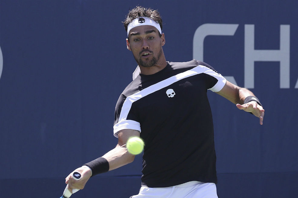 Fabio Fognini, expulsado del US Open por insultos a una jueza de silla