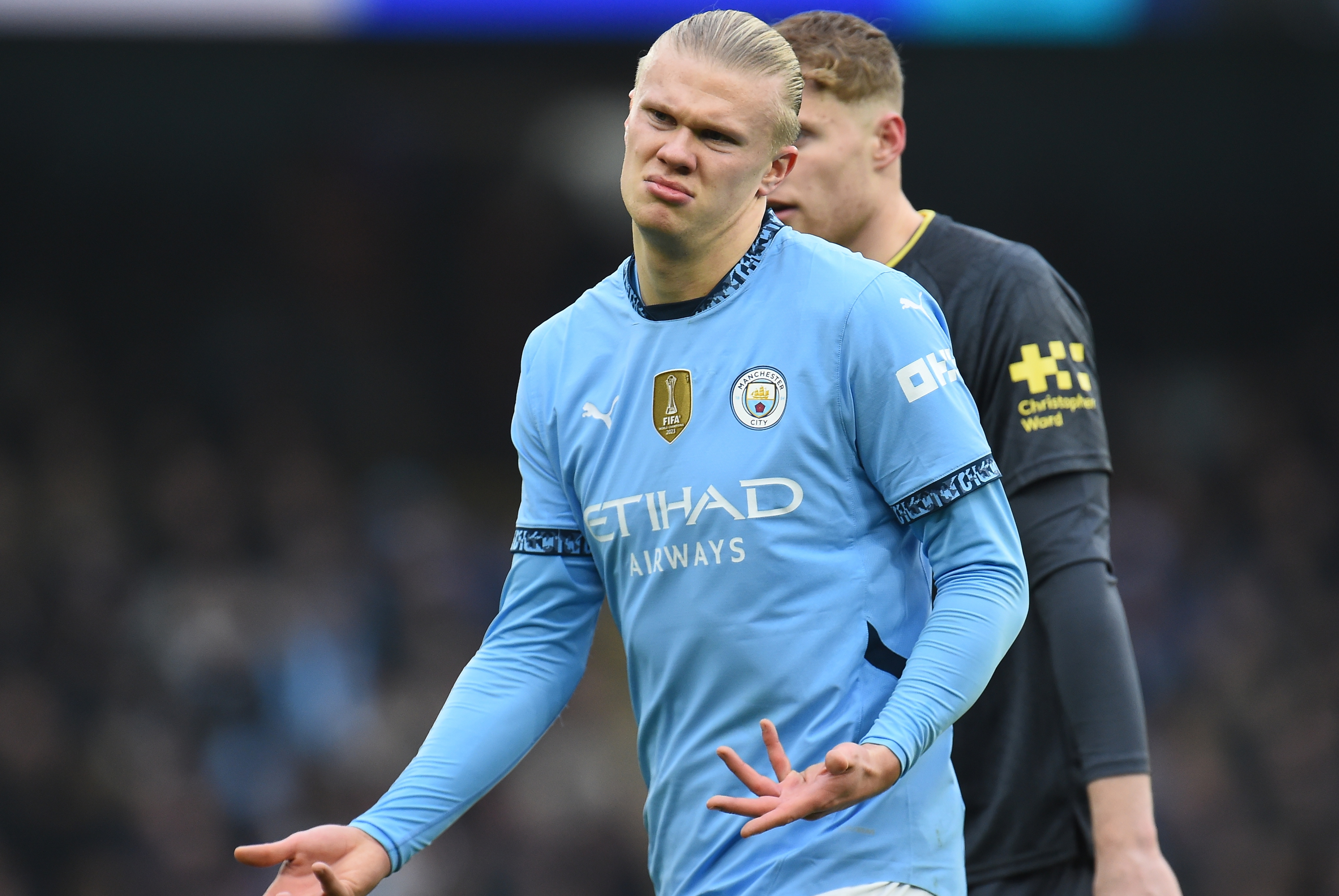 Manchester City no levanta cabeza: empató con Everton y Haaland erró penalti