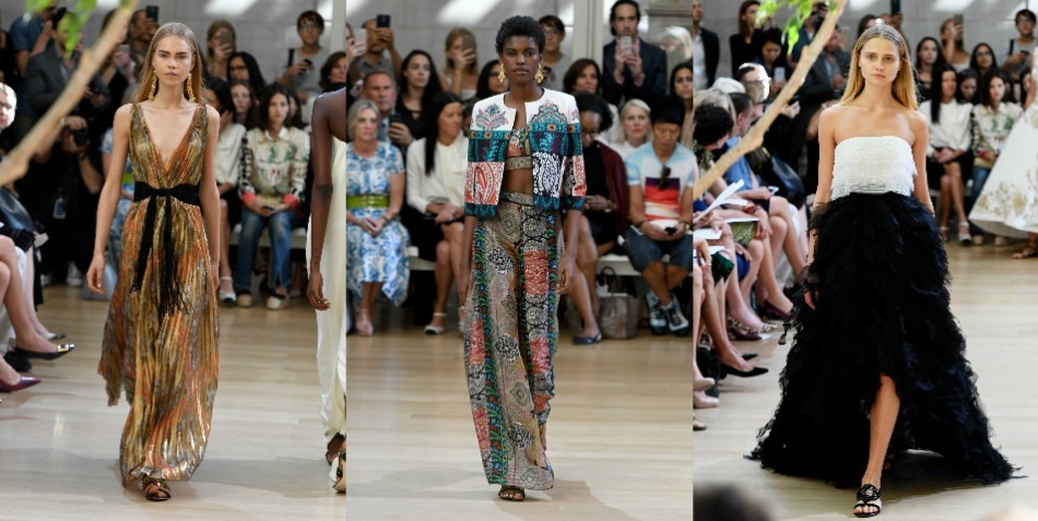 Lujo y refinamiento en la pasarela de Oscar de la Renta en Nueva York