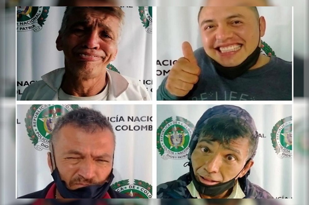 Ladrones que planeaban robar apartamentos en Bogotá se burlaron tras ser capturados