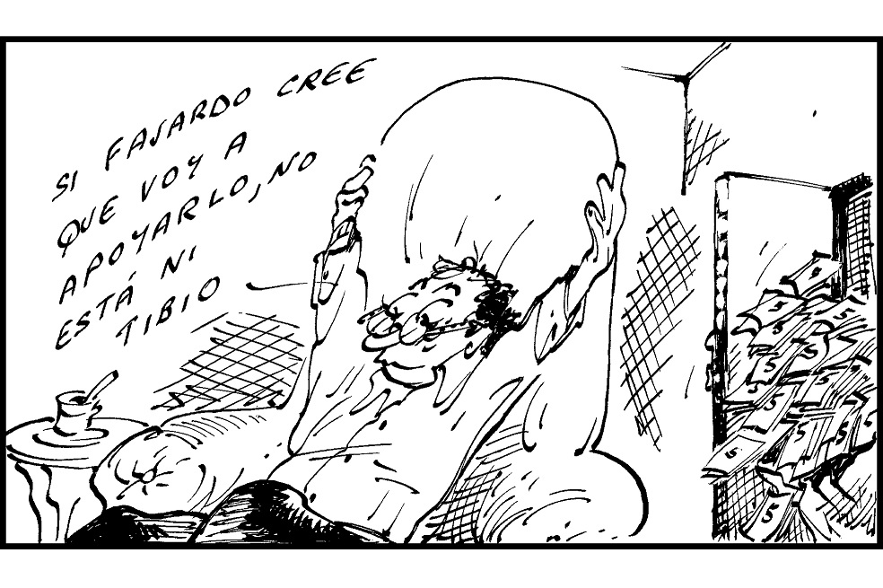 Un raro acercamiento
