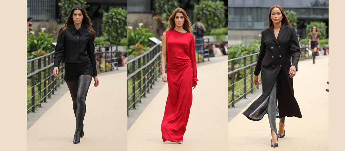 Faride Ramos lanzó su espectacular colección en el Jardín Botánico
