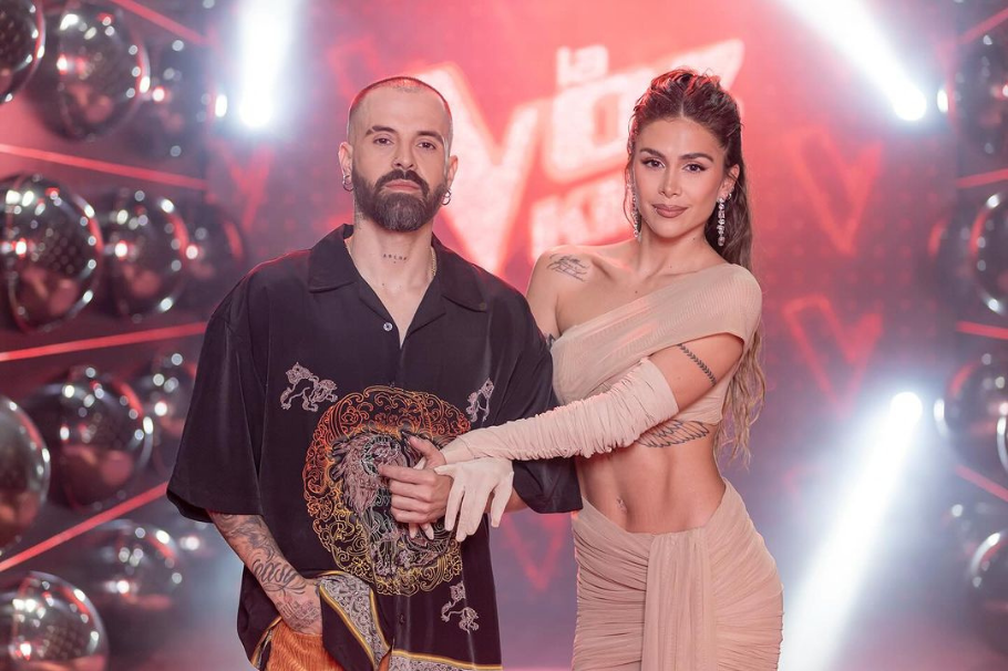“Pa’ qué lo traje”: Greeicy le llama la atención a Mike Bahía en ‘La Voz Kids’