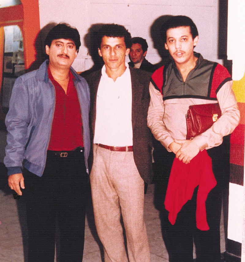 Jorge Oñate, Félix Carrillo Hinojosa y Juancho Rois. / Archivo particular