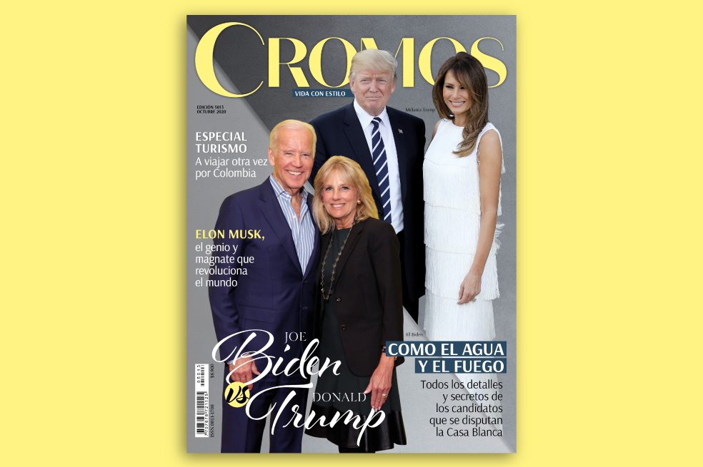 Joe Biden y Donald Trump protagonizan la nueva portada de la Revista Cromos