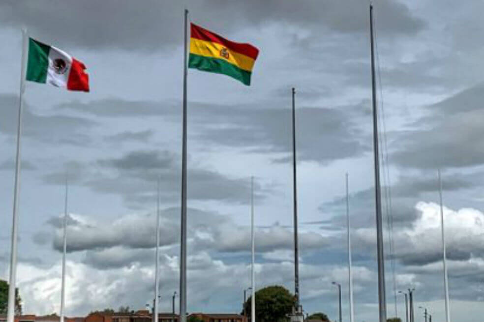 Así avanza la restauración del Monumento a las Banderas de Bogotá