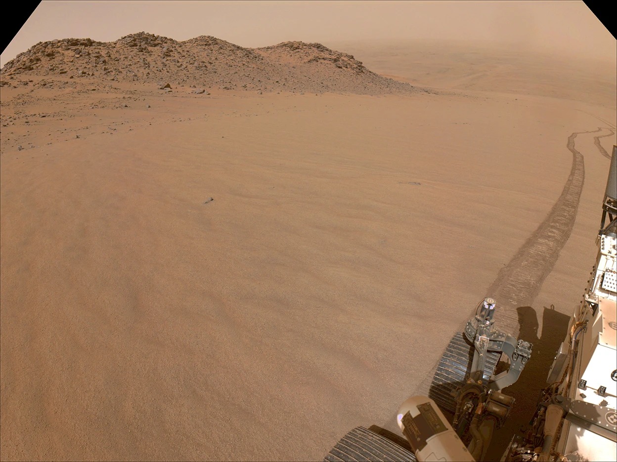 En video: la NASA publicó un timelapse de recorrido récord del róver Perseverance en Marte