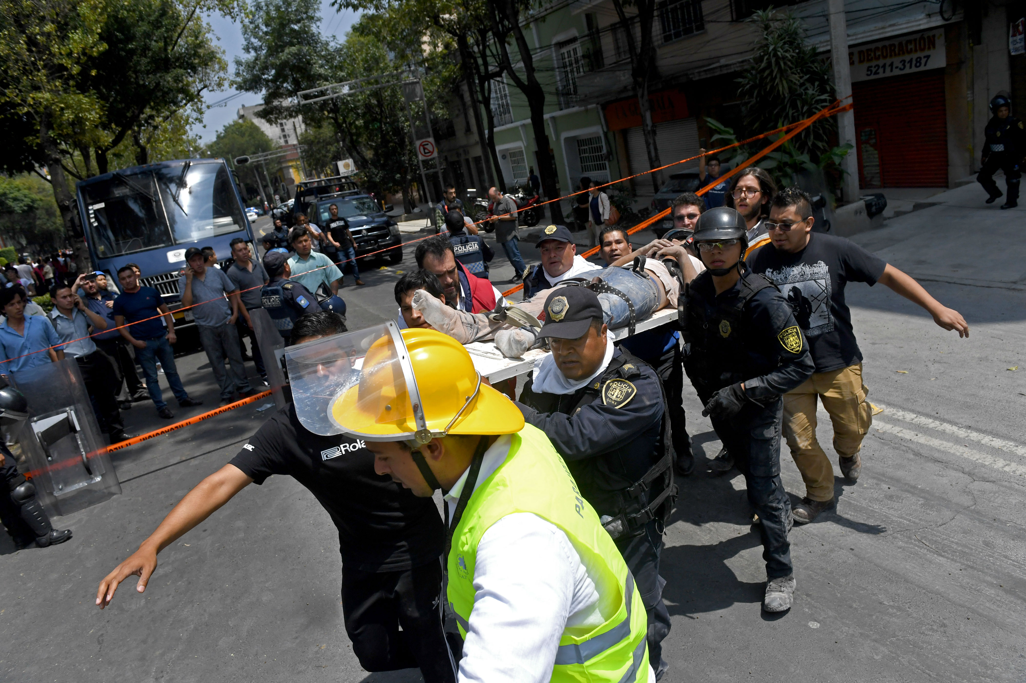 El número de muertos por terremoto en México ascendió a 224
