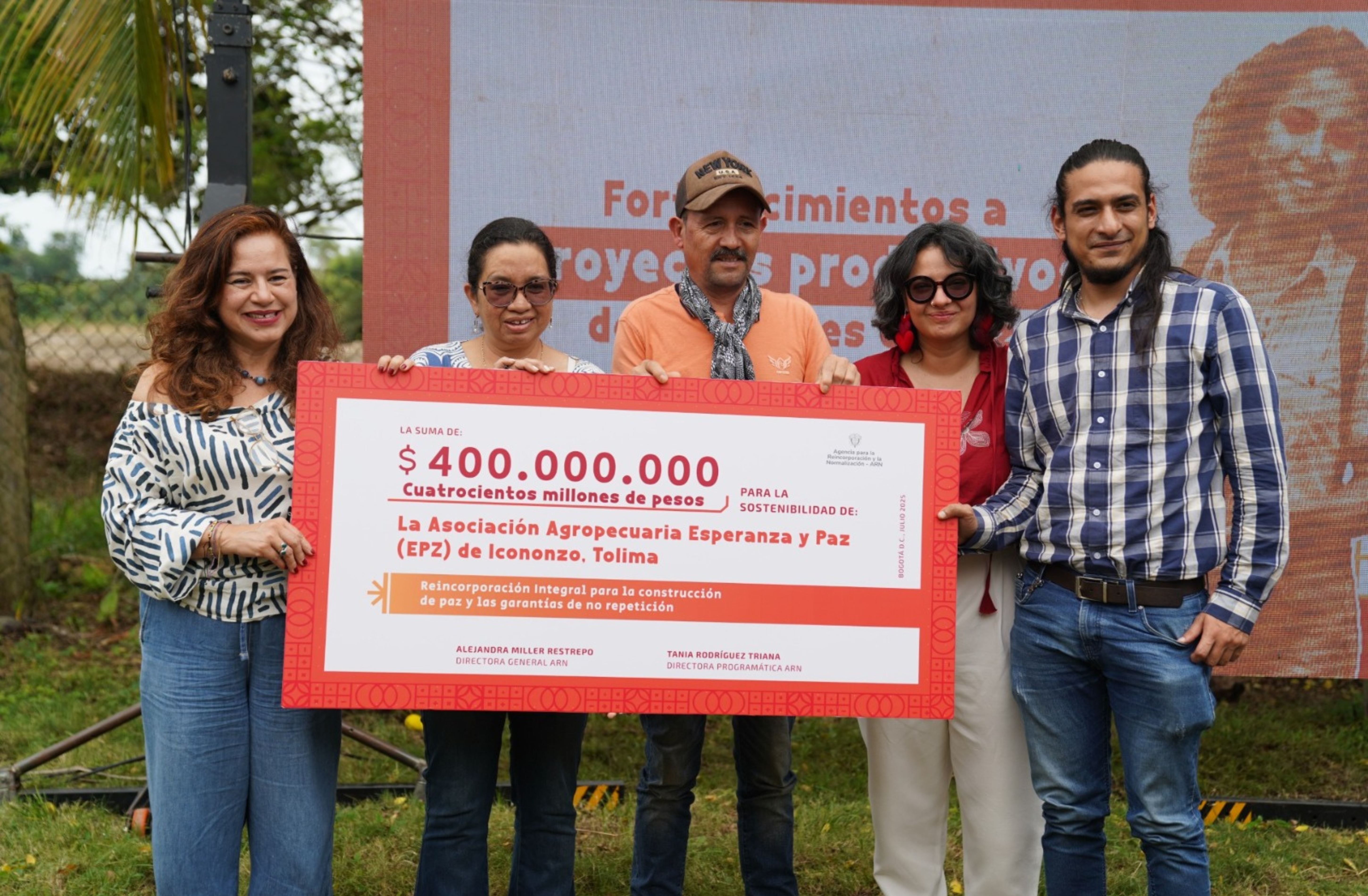 En total se entregaron 9.840 millones de pesos para los proyectos.