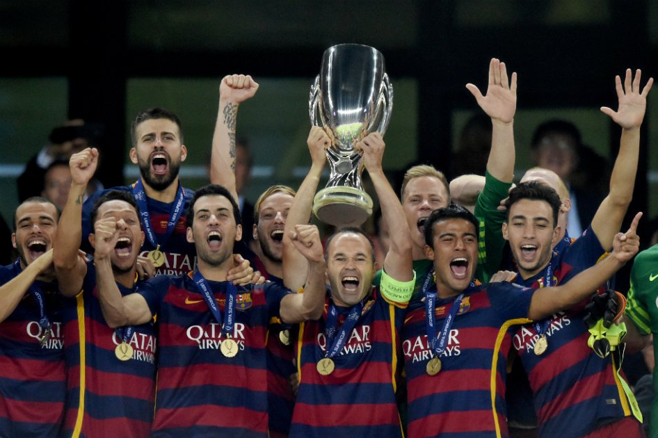 Barcelona gana la Supercopa de Europa tras superar a Sevilla en la prórroga