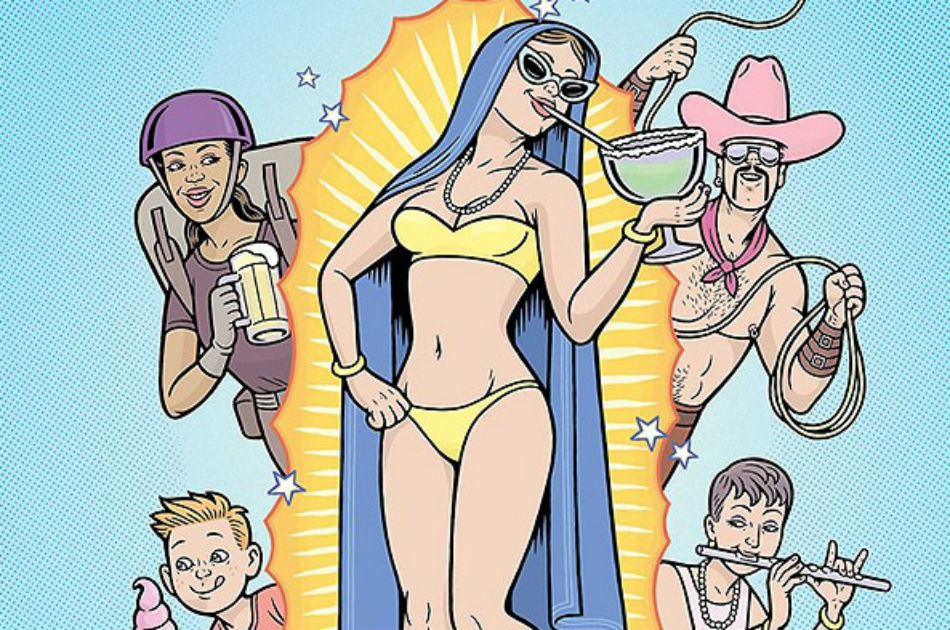 Escándalo por imagen de la Virgen de Guadalupe en bikini