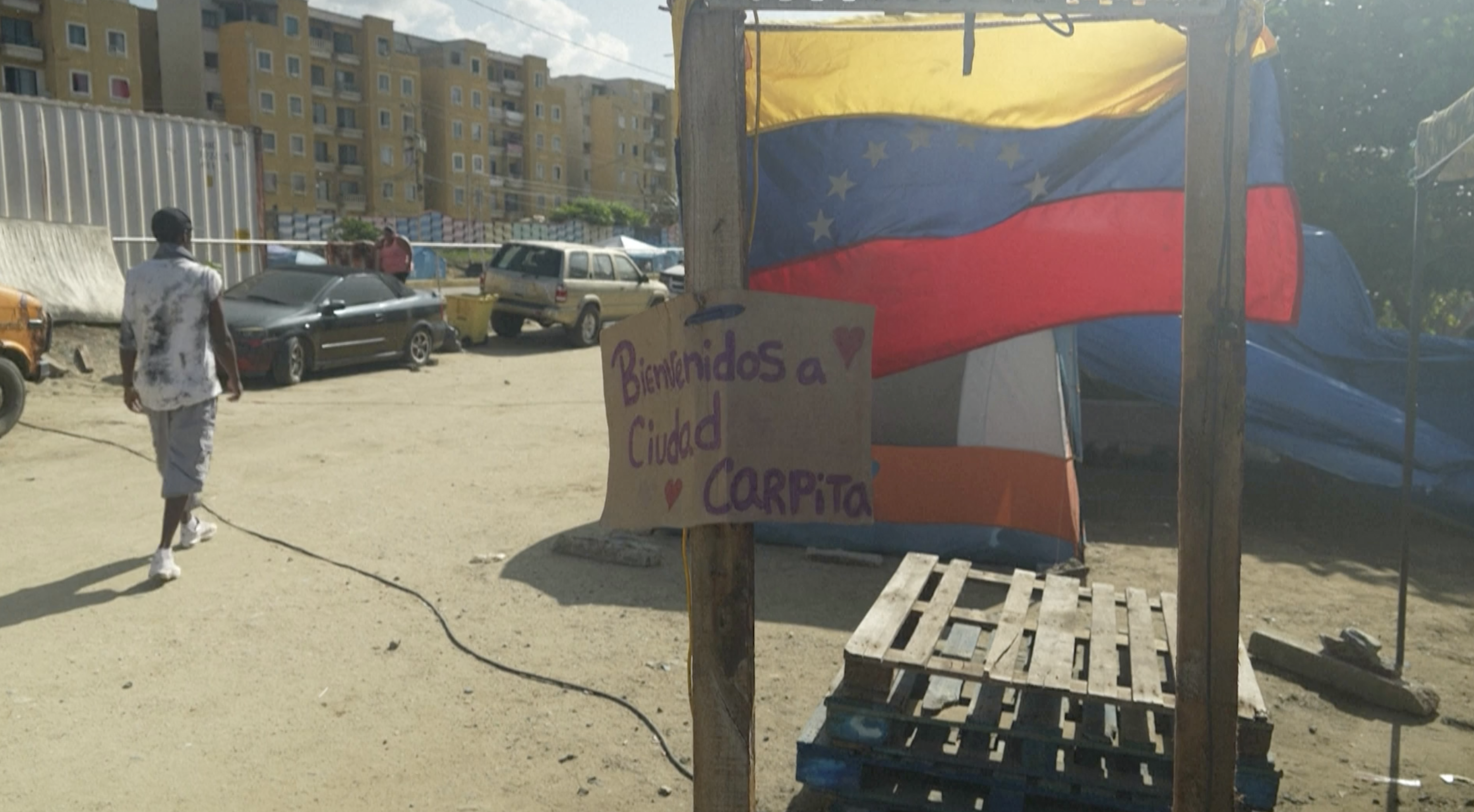 Ciudad Carpita: así es el campamento de damnificados por los terremotos de La Guaira