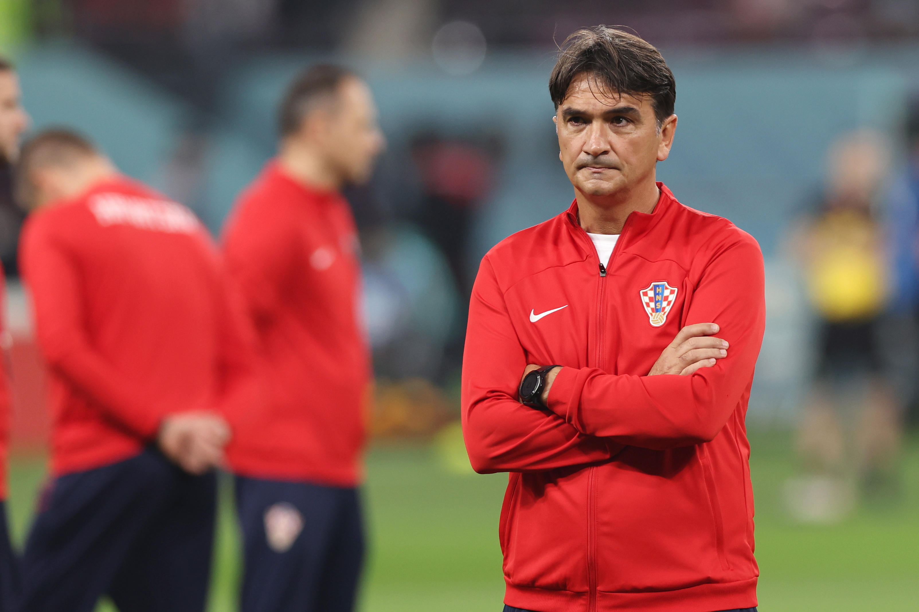 Doha (Qatar), 17/12/2022.- Head coach Zlatko Dalic of Croatia before the FIFA World Cup 2022 third place soccer match between Croatia and Morocco at Khalifa International Stadium in Doha, Qatar, 17 December 2022. (Mundial de Fútbol, Croacia, Marruecos, Catar) EFE/EPA/Tolga Bozoglu