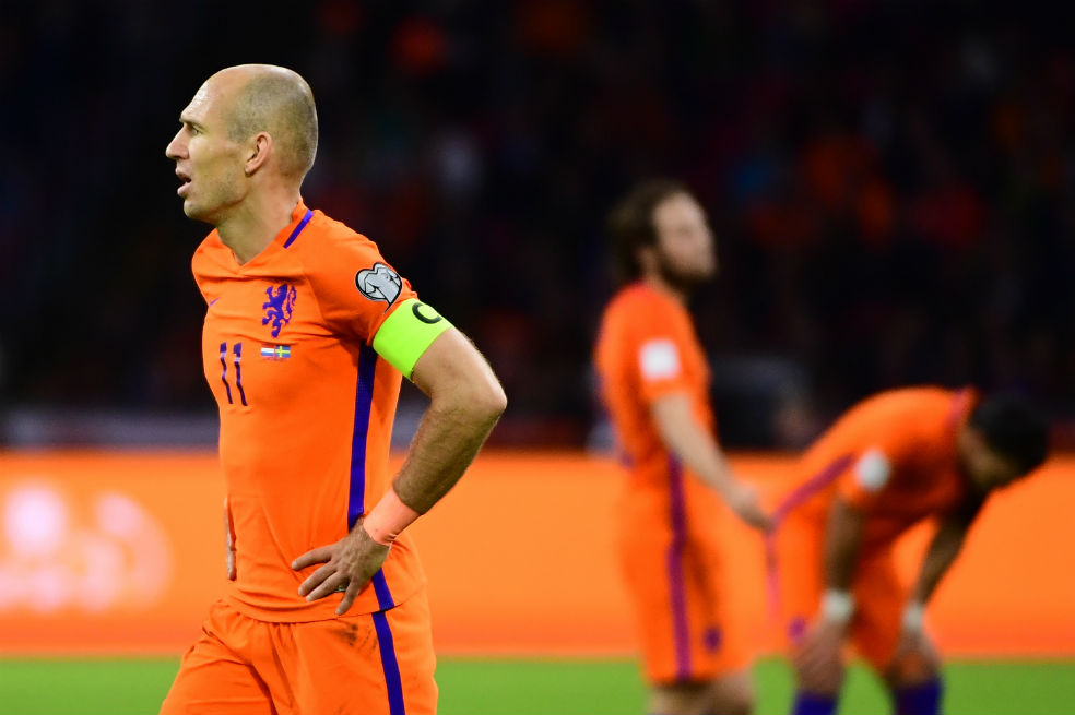 Holanda quedó eliminada de Rusia 2018