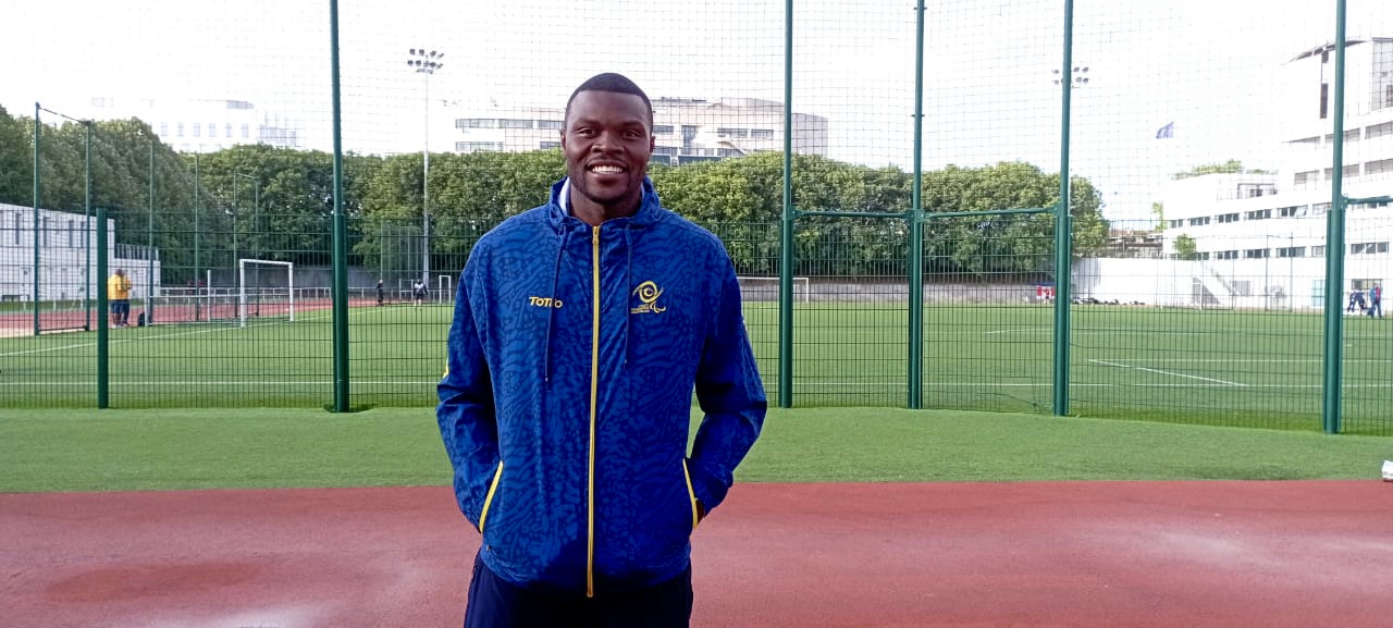 Gregorio Lemos consiguió el primer oro para el país en el lanzamiento de Jabalina F38. / Comité Paralímpico Colombiano