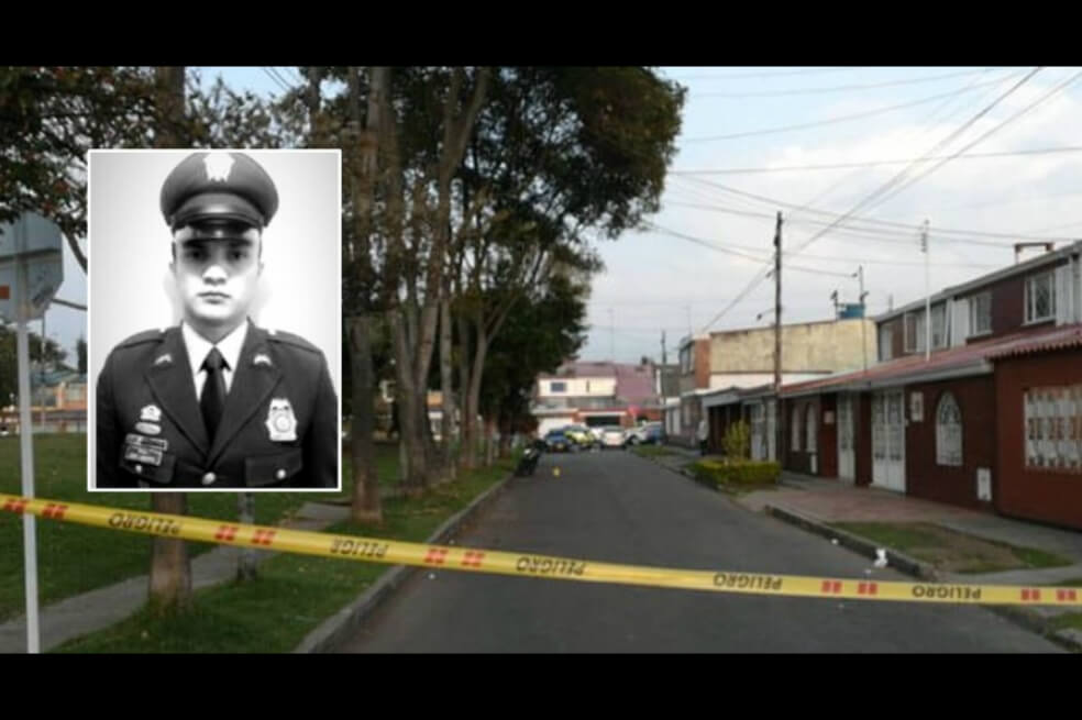 En imágenes: ellos son los policías asesinados en Bogotá este año mientras cumplían su labor