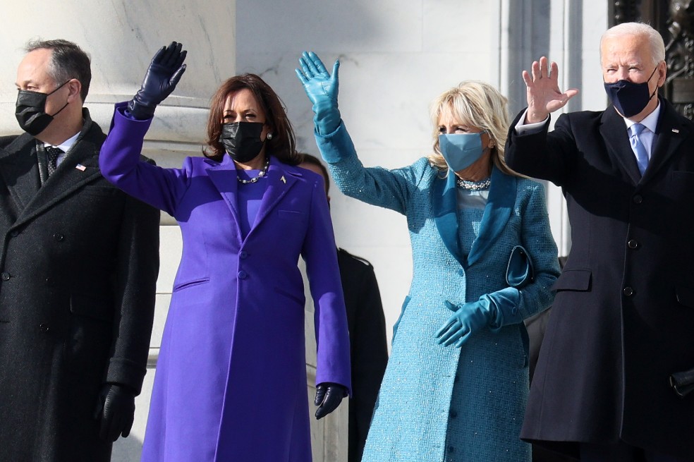 La moda se impuso en la toma de posesión de Joe Biden