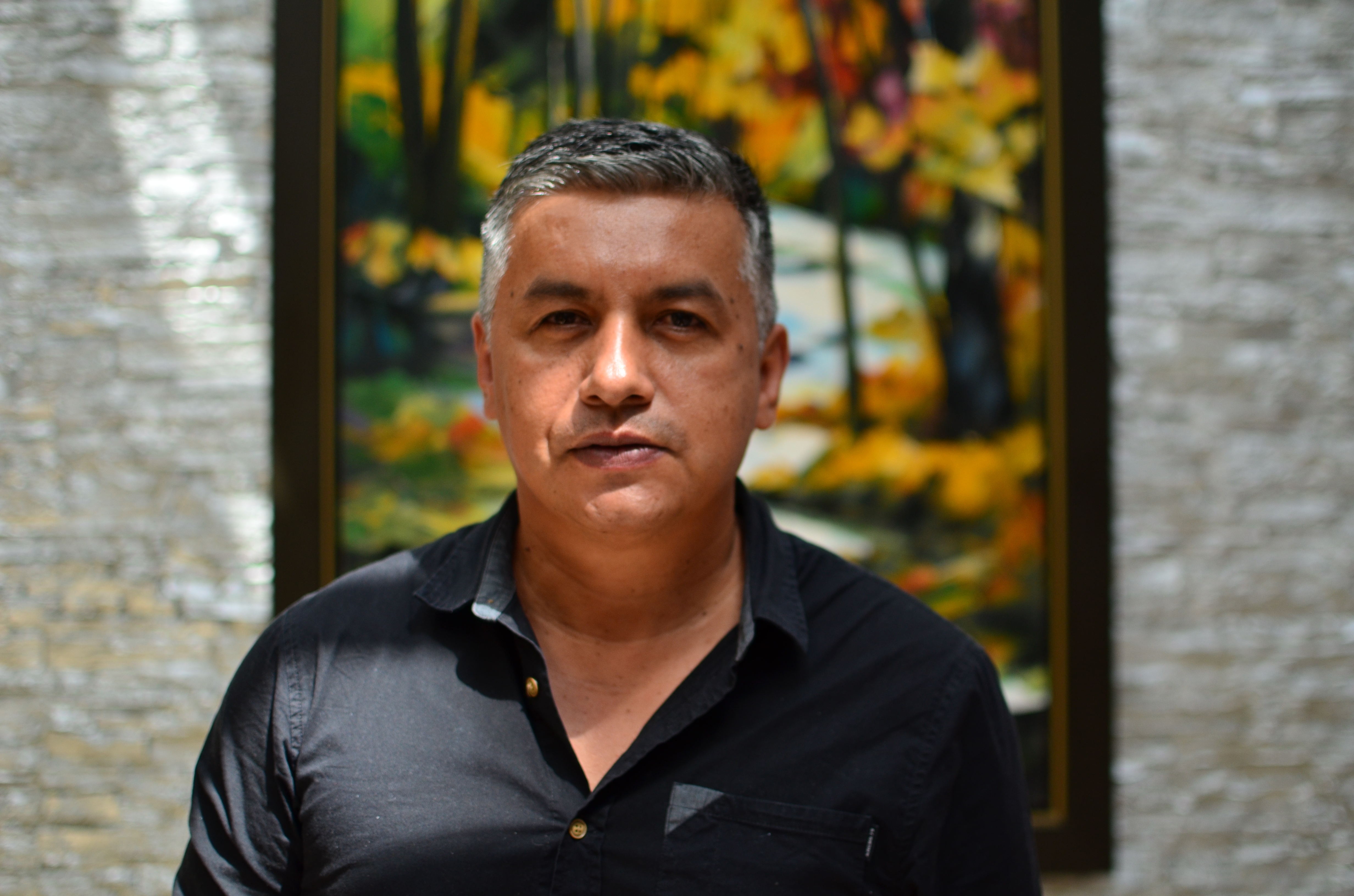 Eliécer Morales, campesino de Inzá (Cauca) y uno de los líderes de la Asociación Campesina de Inzá-Tierradentro, ACIT.