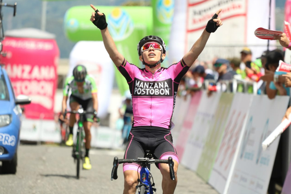 Sergio Higuita fue el ganador de la tercera etapa de la Vuelta a Colombia