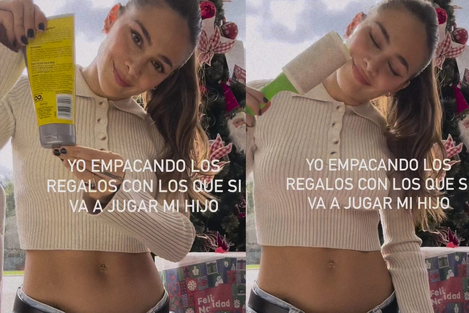 Así disfruta Greeicy su Navidad