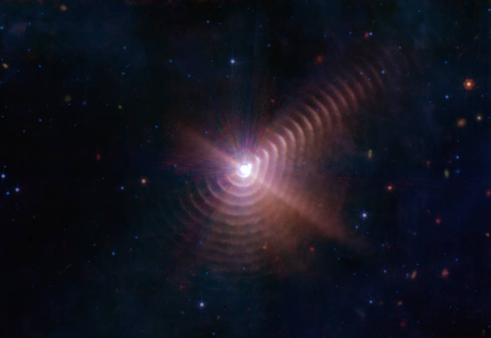 Telescopio James Webb capta imagen de ‘huella dactilar’ espacial