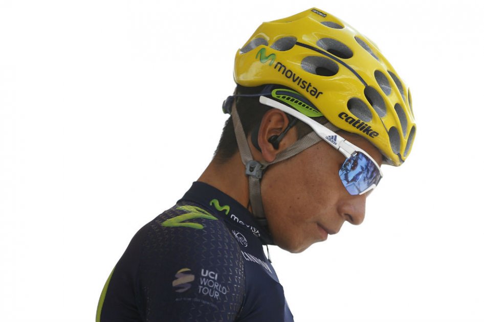 Nairo Quintana, lider del Movistar Team. Foto: AFP