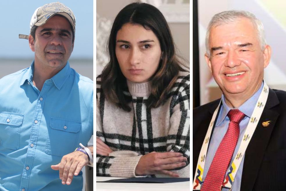 Alejandro Char. alcalde de Barranquilla); Laura Sarabia, Directora General de Prosperidad Social y Ciro Solano, presidente del Comité Olímpico Colombiano, se reunieron junto con otros funcionarios del Gobierno Nacional y del Atlántico para definir una hoja de ruta y salvar los Juegos Panamericanos de Barranquilla 2027.