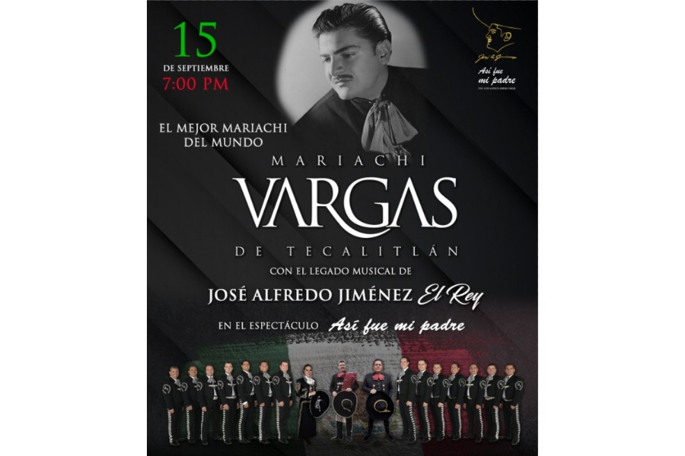 Tributo a José Alfredo Jiménez Mariachi Vargas de Tecalitlán, concierto en  streaming | EL ESPECTADOR