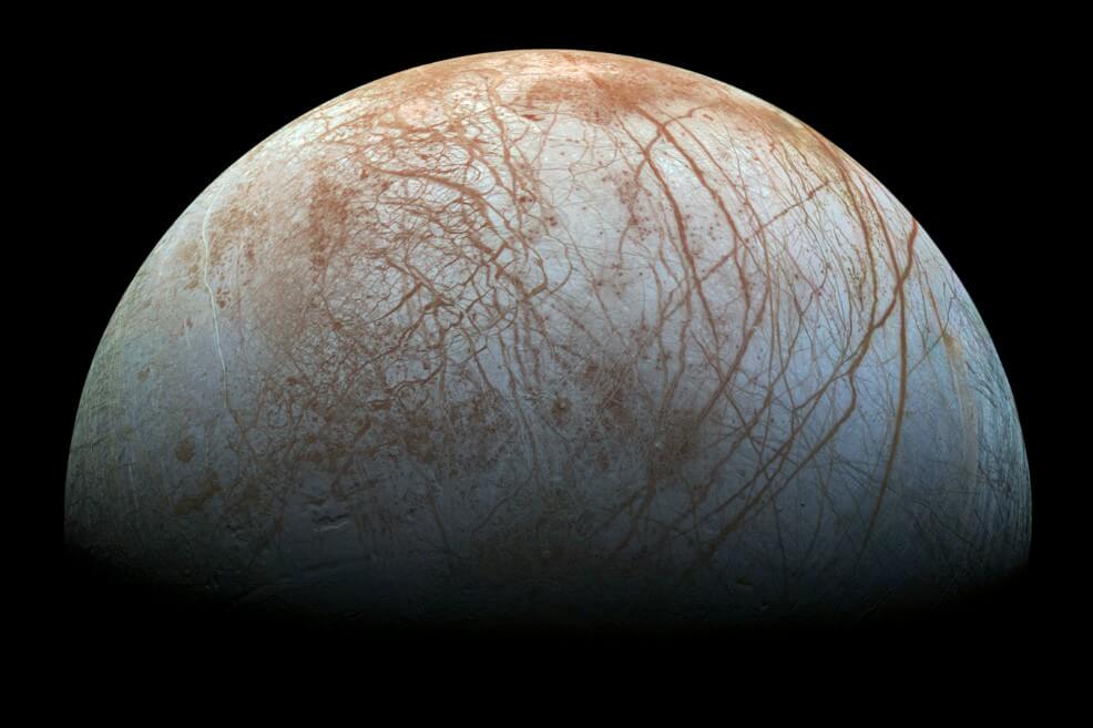 Imagen de la Europa, una de las lunas de Júpiter.  / Jet Propulsion Laboratory