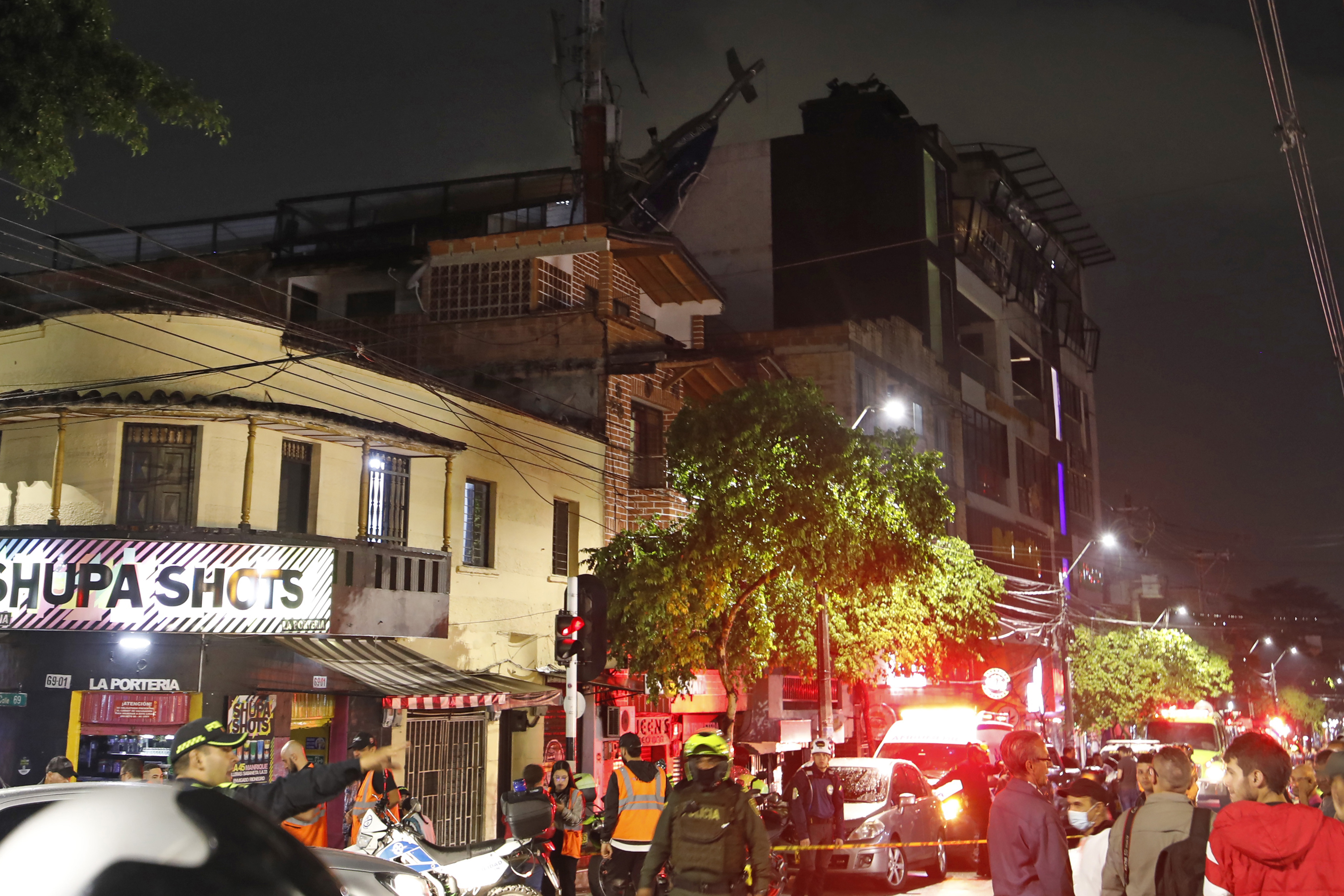 Así describieron los pasajeros el accidente del helicóptero en Medellín
