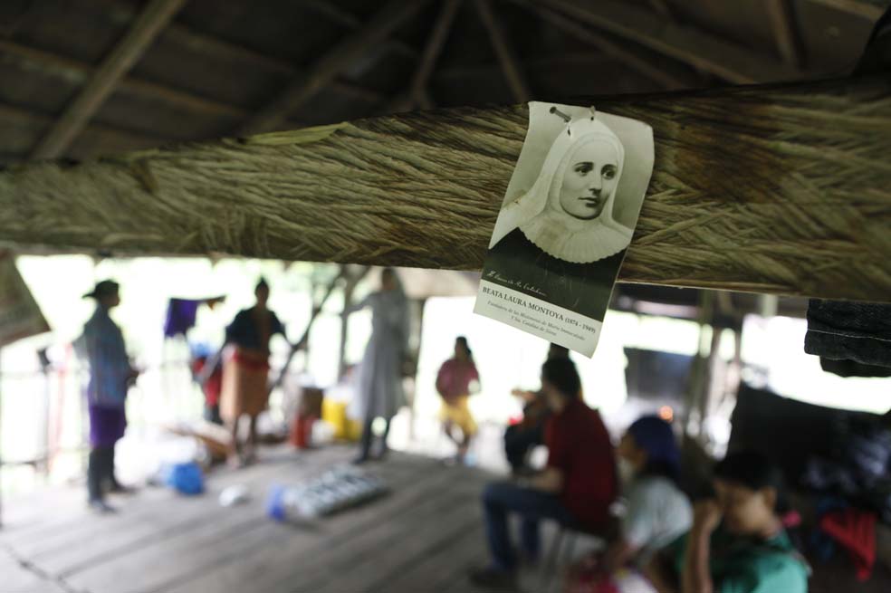 Los indígenas también la hicieron santa