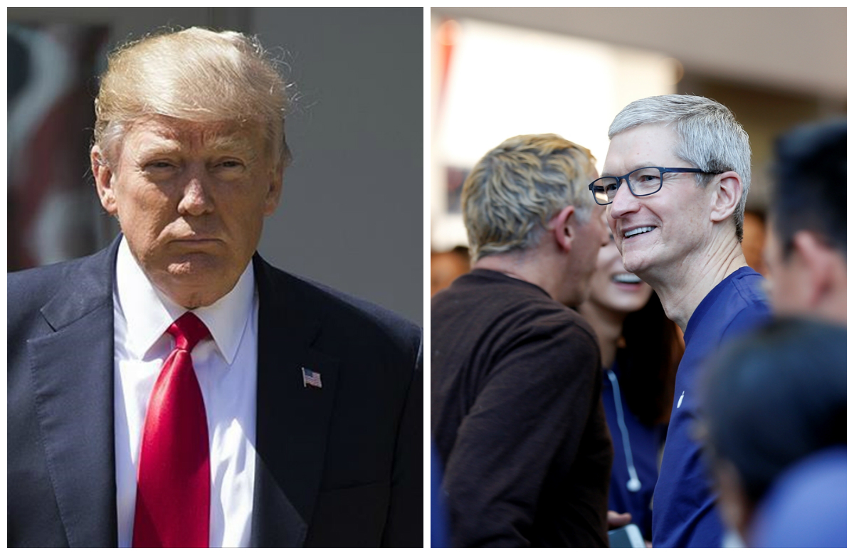 El CEO de Apple se reunió con Trump para hablar sobre comercio