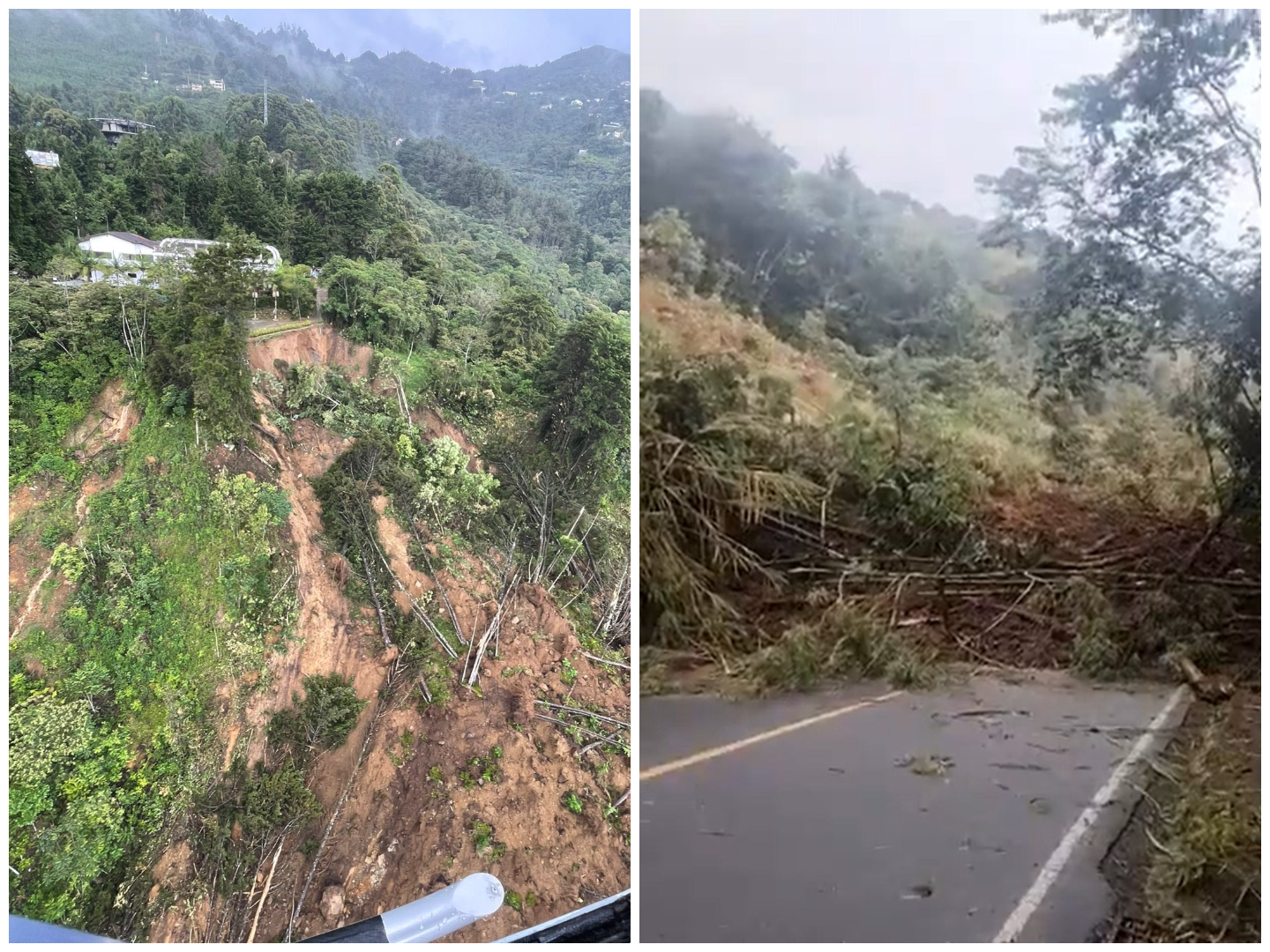 Grave deslizamiento provocó cierre de vía en El Poblado, en Medellín