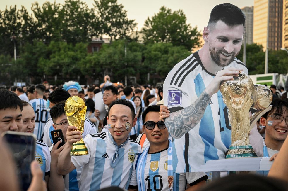 Messi en China.