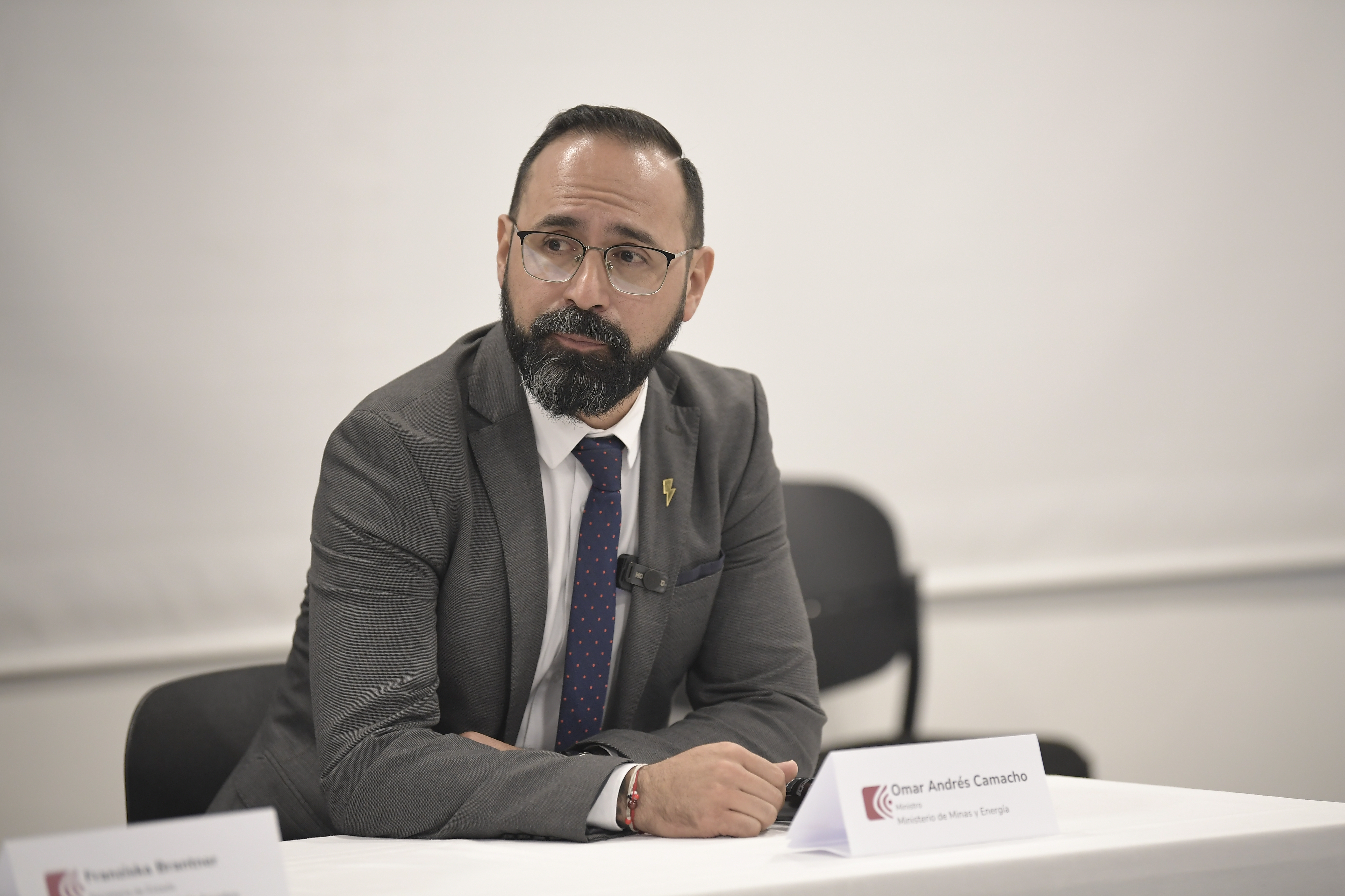 Ministro de Minas y Energía, en rueda de prensa sobre el Hidrógeno Verde.