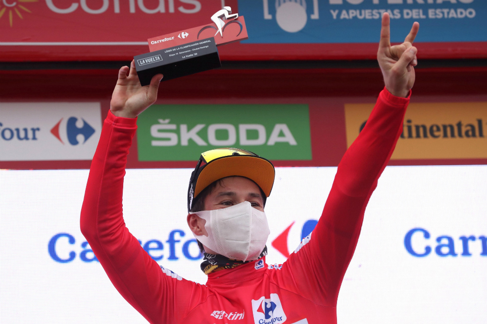 Primoz Roglic aseguró el título de la Vuelta a España 2020