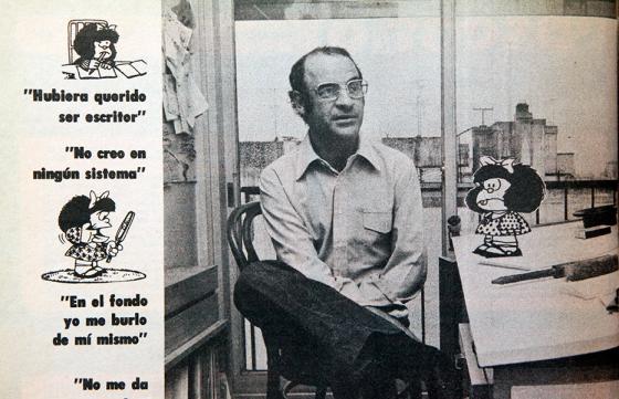 Quino: «Soy un dibujante al revés»