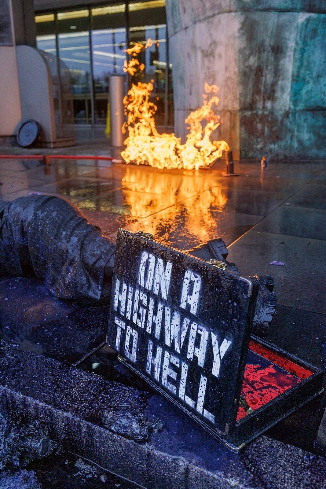 Para el Movimiento, la situación actual de emisiones por combustibles fósiles es una "Autopista hacia el infierno".