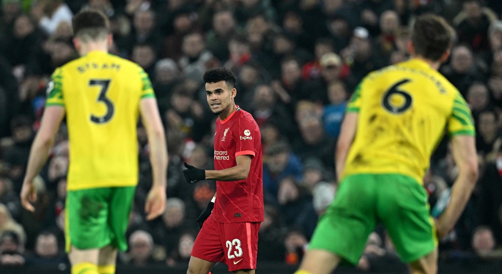 Luis Díaz participó de la clasificación del Liverpool en la FA Cup