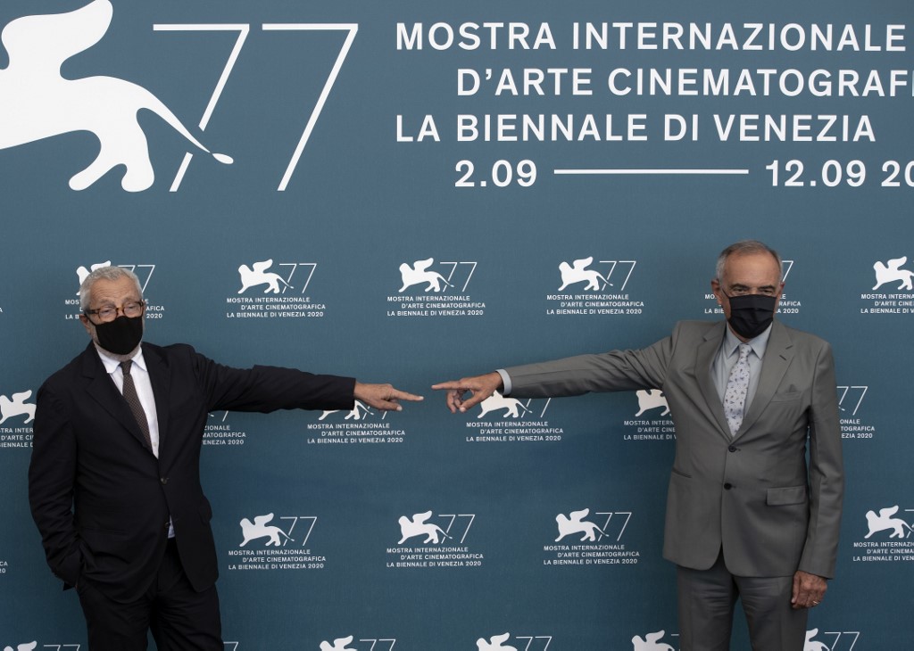 El director del Festival, Alberto Barbera y el presidente del Festival, Roberto Cicutto.