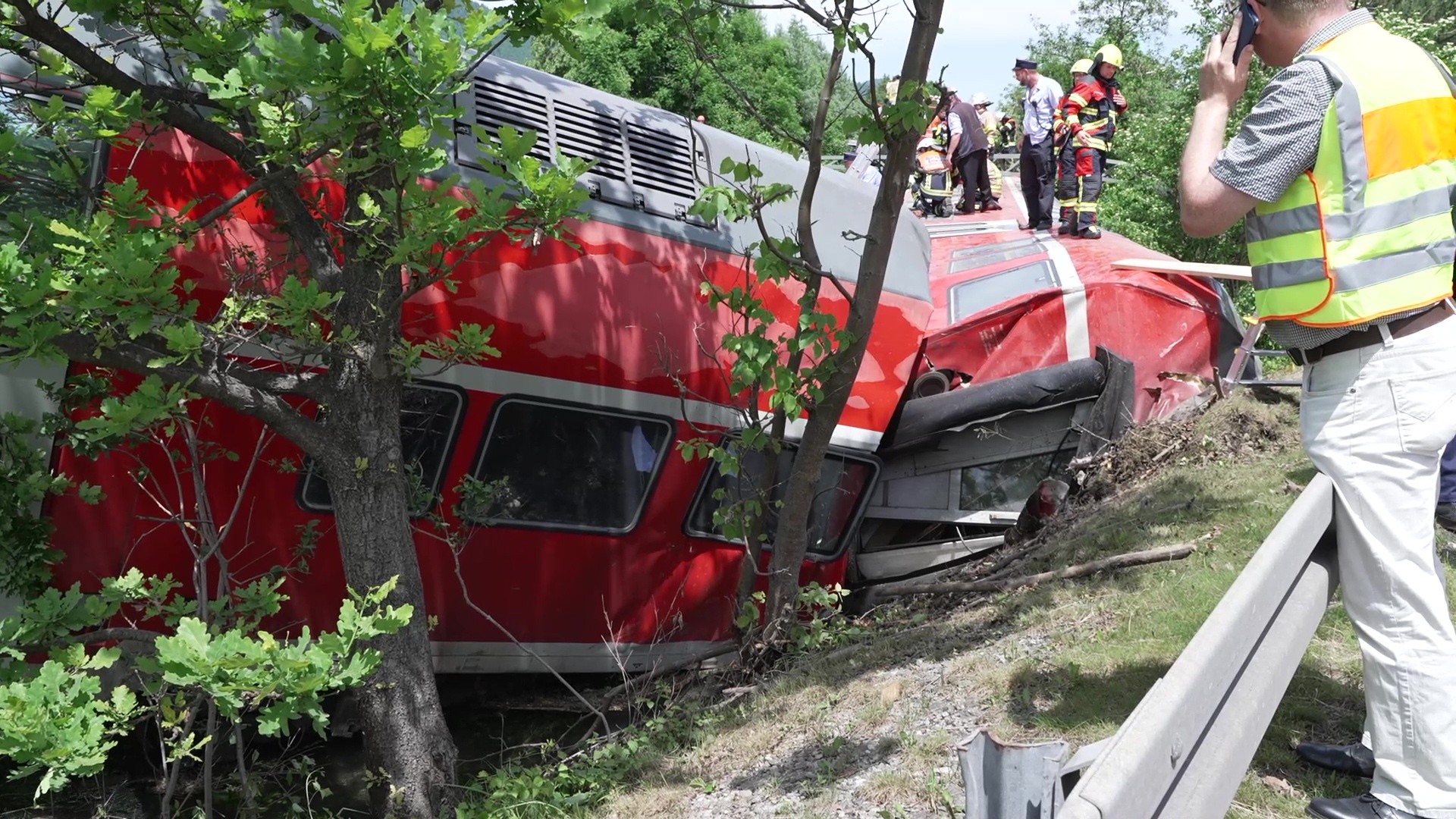 Alemania: lo que se sabe del accidente de tren que dejó cuatro muertos y 30 heridos