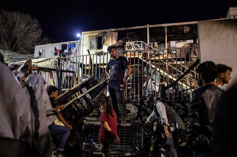 La trágica situación de los refugiados en los campamentos griegos