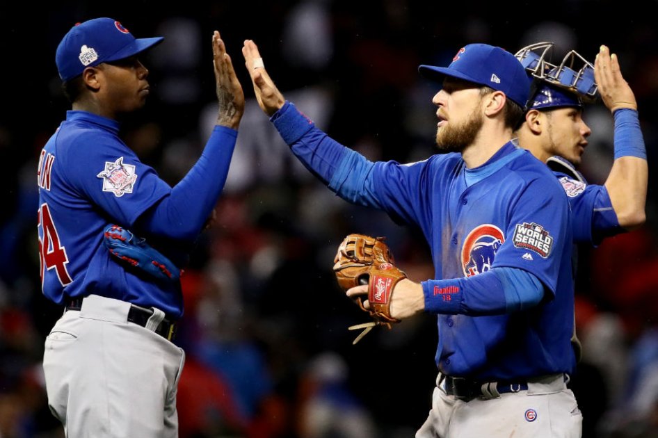 Los Cachorros de Chicago campeones de la Serie Mundial. Foto: AFP