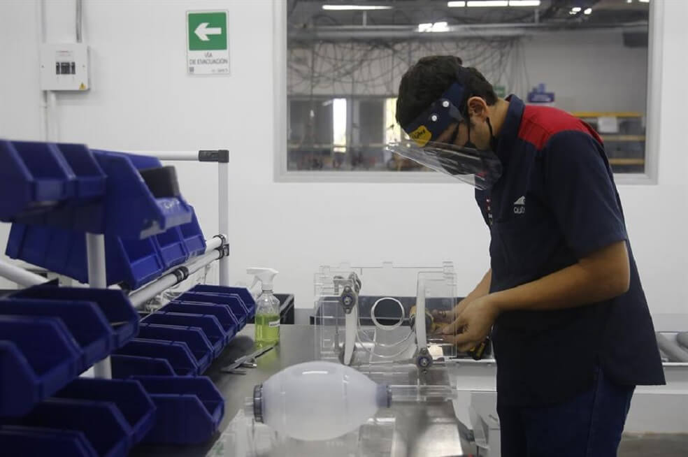Medellín comienza a producir ventiladores para tratar afectados por COVID-19