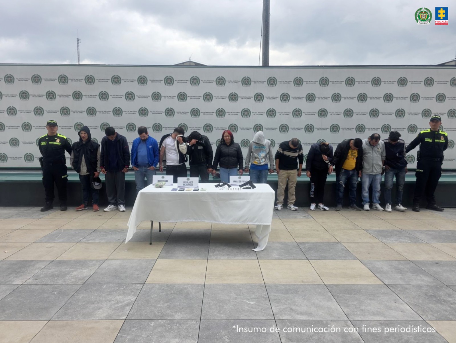 La banda que mezclaba droga con gasolina para venderla en parques: juez los envió a prisión