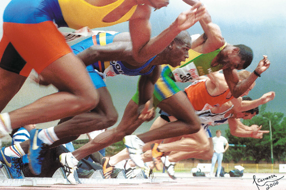 Competidores en arranque, 2000. / /Francisco Carranza